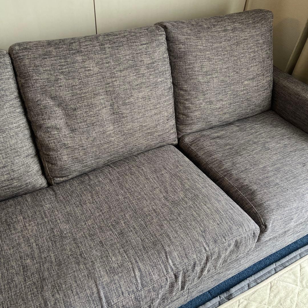 ニトリ L字型グレーソファ 2、3人掛け 東京・足立区まで引き取り限定