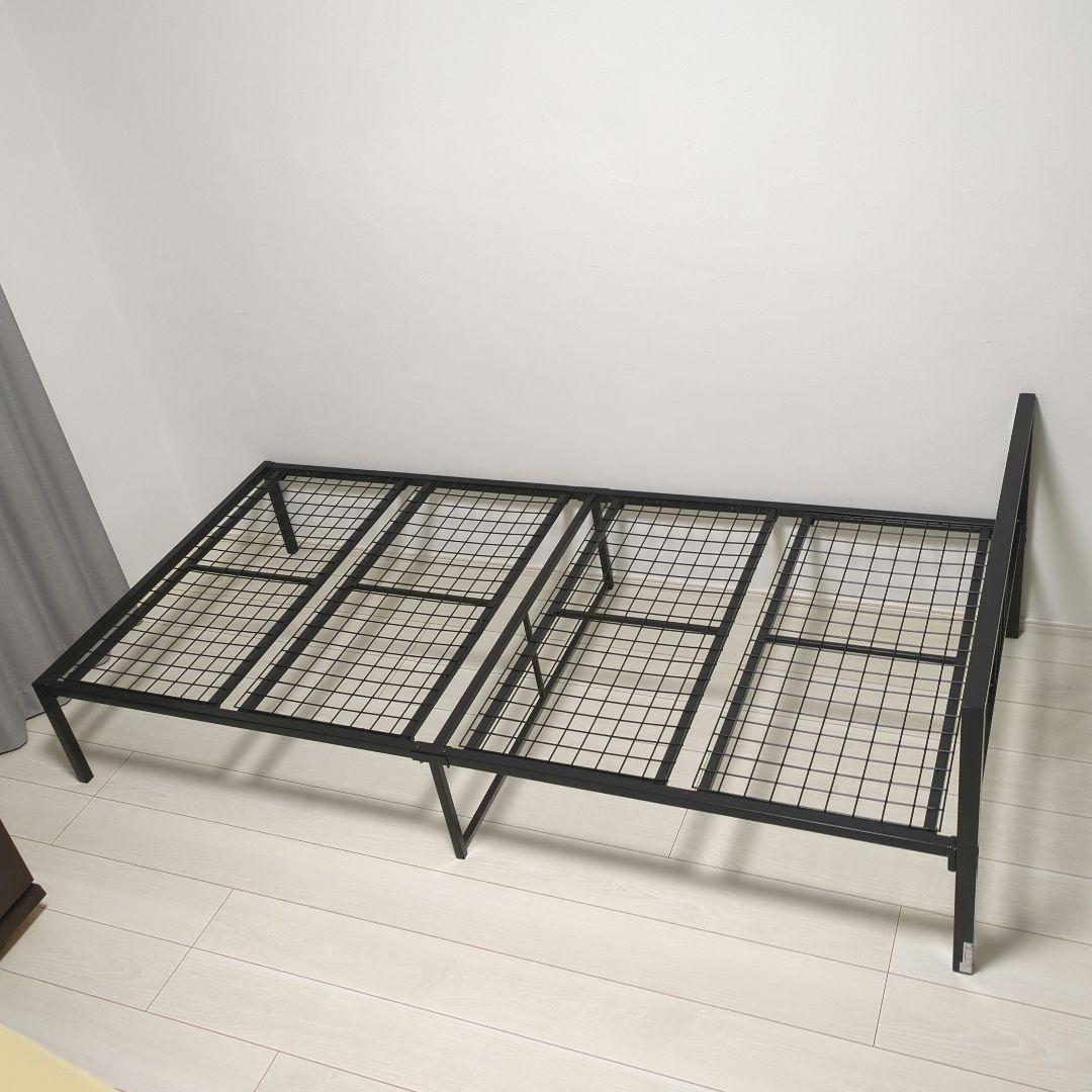 ニトリ シングル ベッドフレーム ブラック シングルベッドフレーム(パック5 BK-S) | ニトリネット【公式】 家具