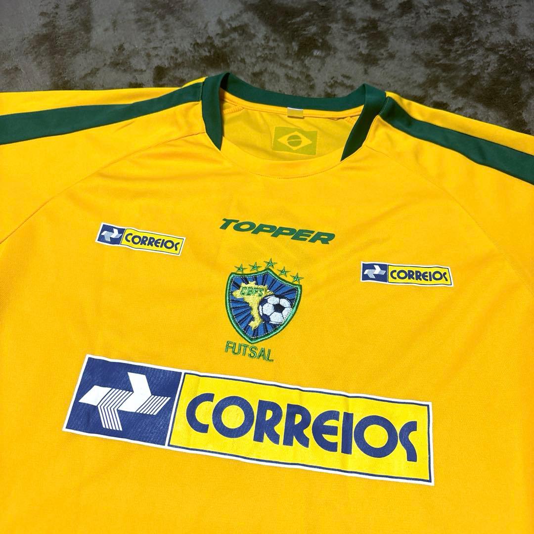 美品】フットサル ブラジル代表 トッパー 08/09 ホーム ユニフォーム