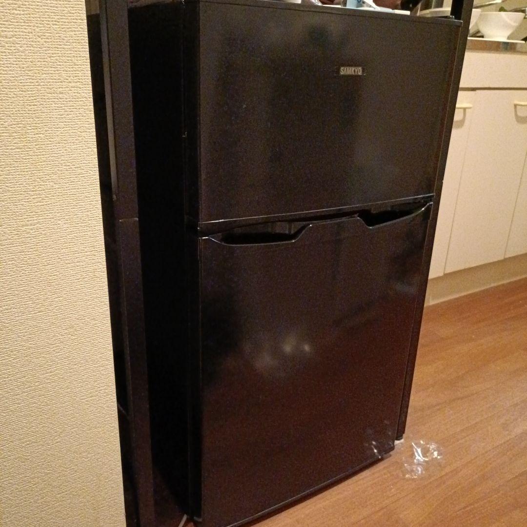 3/14〜発送 SAMKYO GU90 95Lブラック2ドア冷蔵庫 - メルカリ