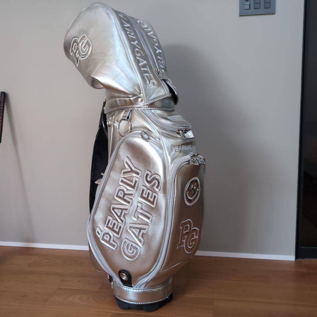 パーリーゲイツ シルバー キャディバッグ - メルカリ