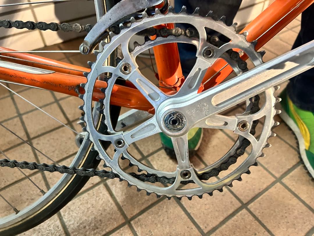 引き取り限定 クロモリ マイウェイとやらのオリジナルフレーム 値下げ交渉受けます