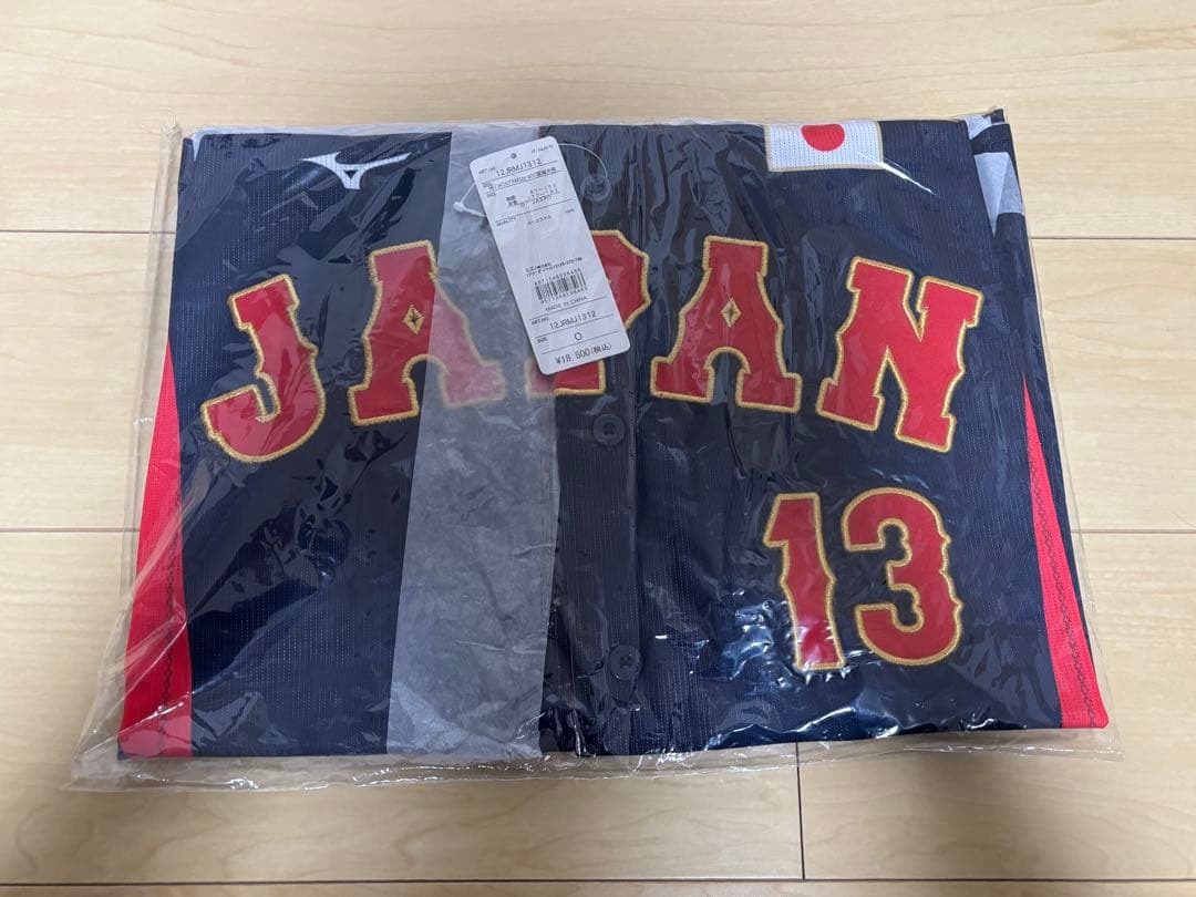 侍ジャパン WBC 日本代表 宮城大弥 ユニフォーム ビジター 未開封 o xl 侍ジャパン WBC 日本代表 宮城大弥 ユニフォーム ビジター 未開封 o xl