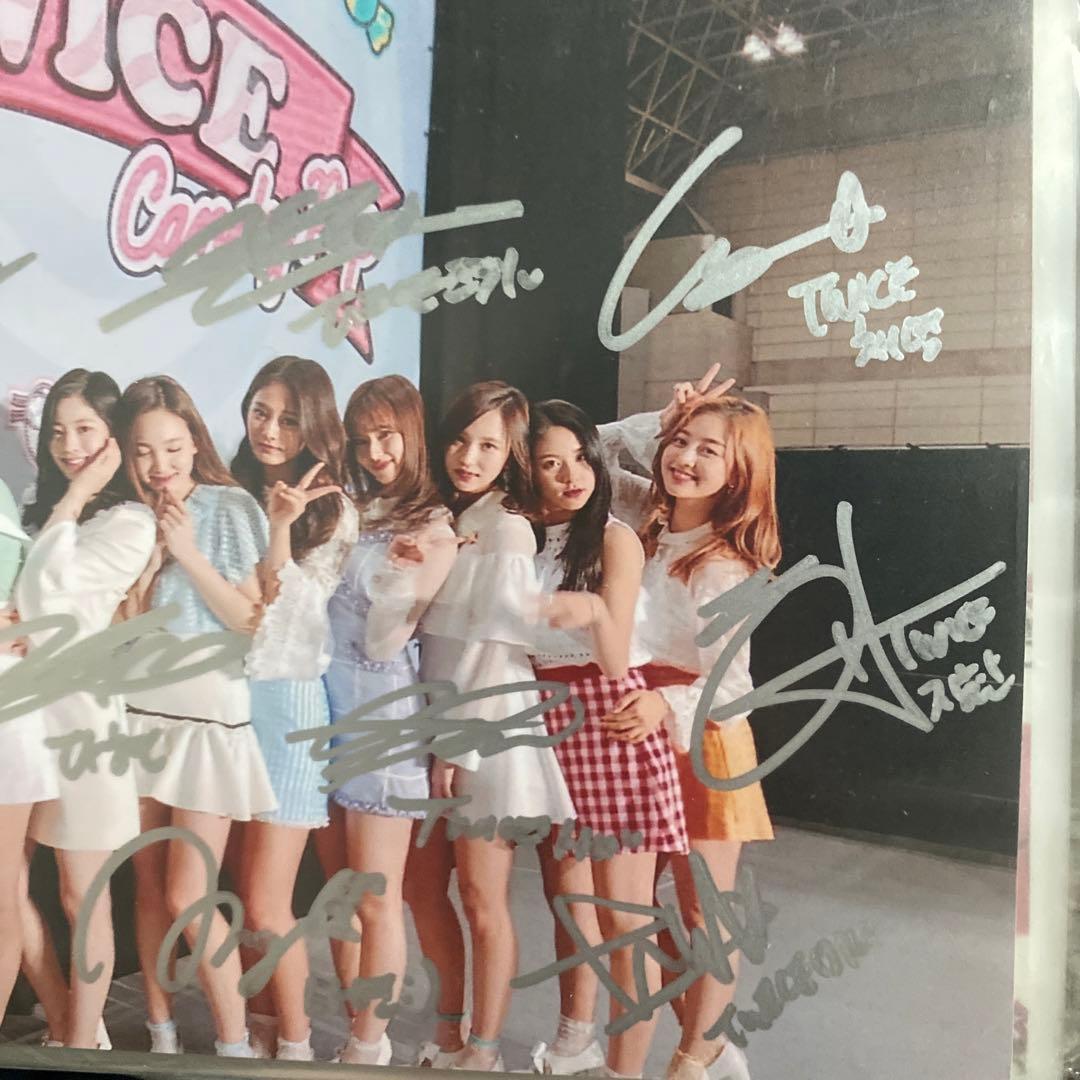 TWICE サナ ツウィ ミナ モモ ナヨン サイン 直筆 写真 2Lサイズ