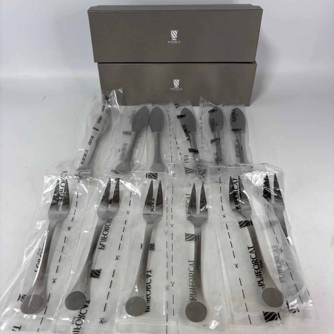 PUIFORCAT ACIER カトラリーセット フォーク×6 ナイフ×6 - メルカリ
