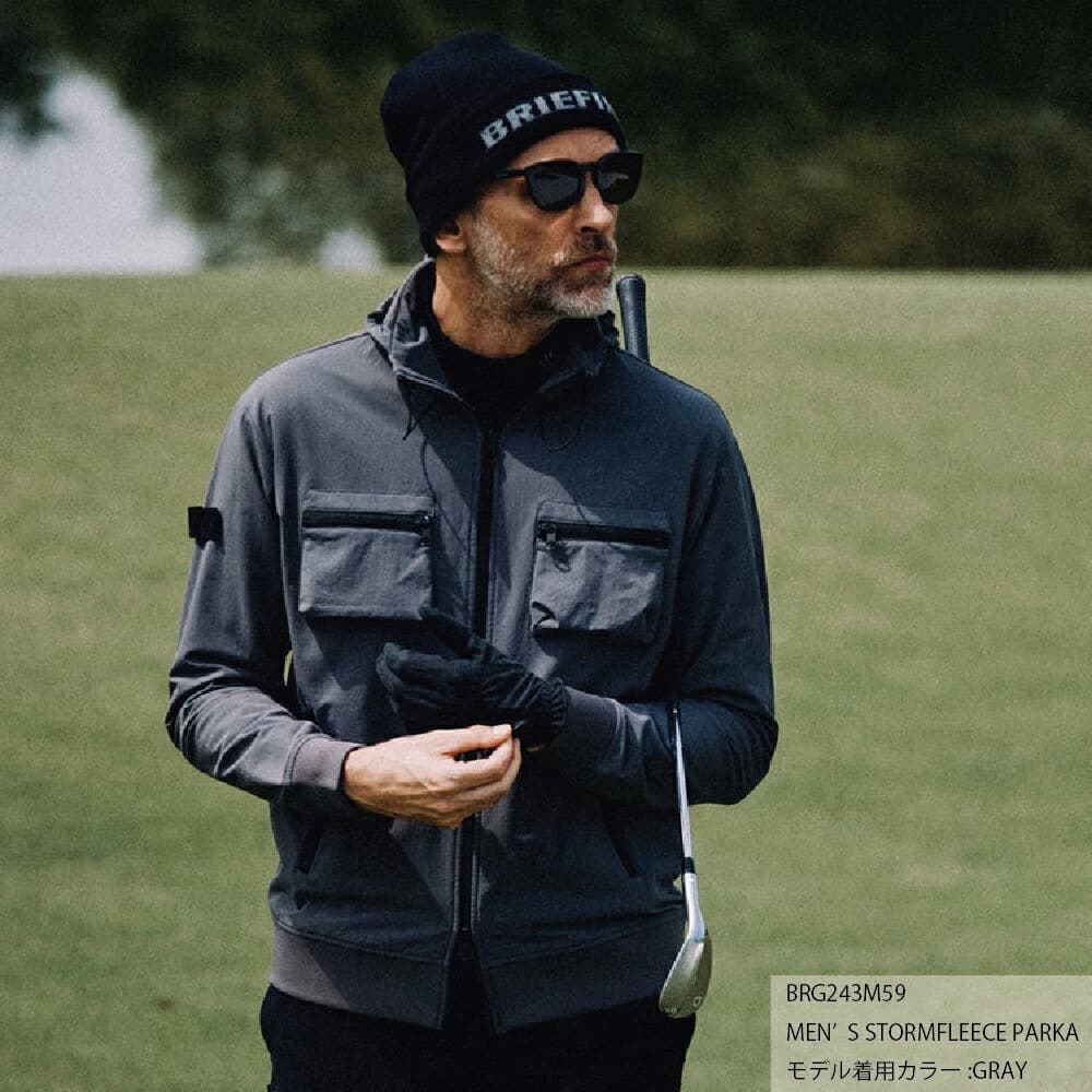 あべし様専用ブリーフィングゴルフ ストームフリースパーカ メンズ S