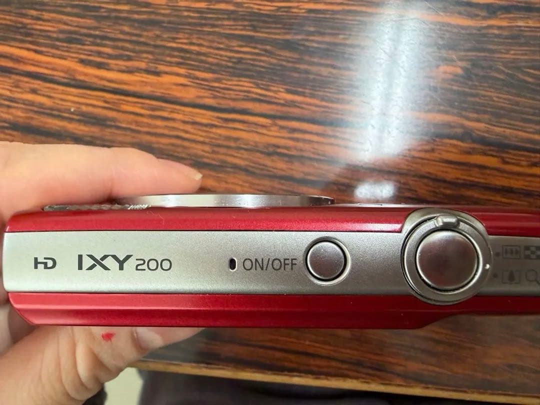 値下げ！Canon IXY 200 レッド デジタルカメラ 動作未確認 - メルカリ
