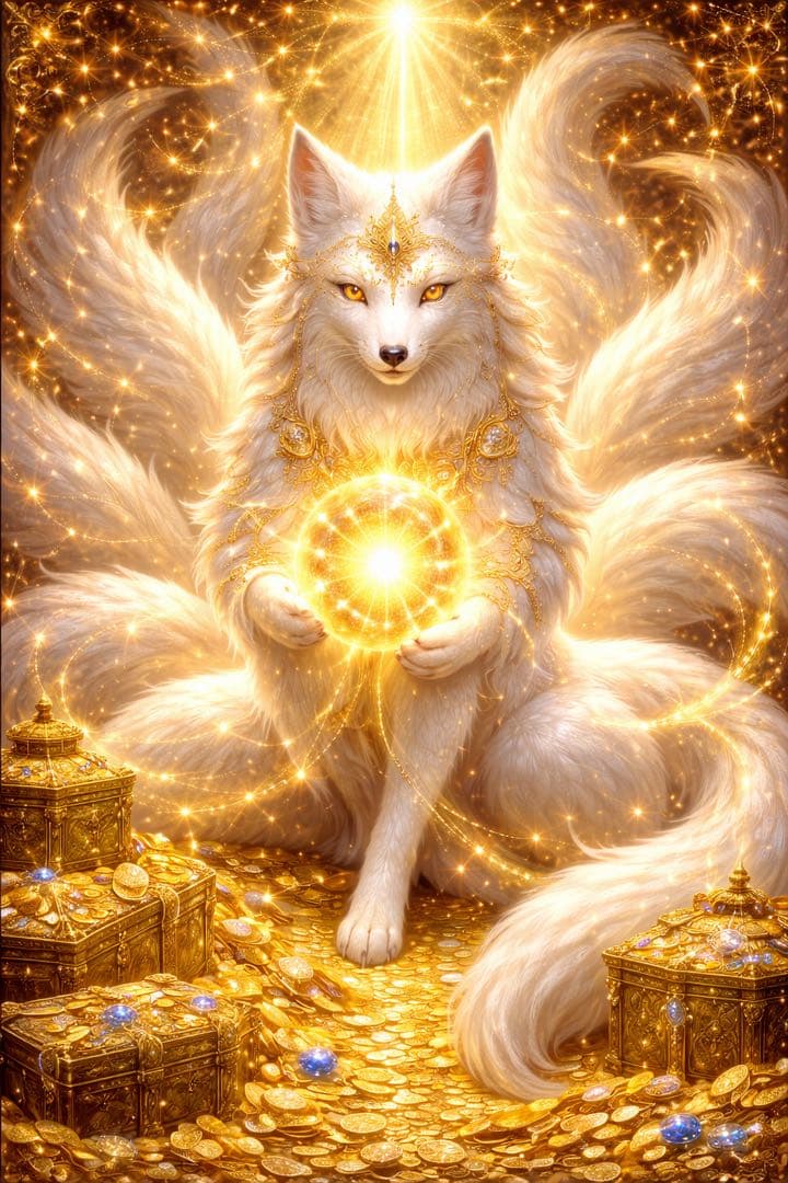 SSS級特級呪物 白金九尾天狐 ― 財運覚醒の神珠 ― - メルカリ