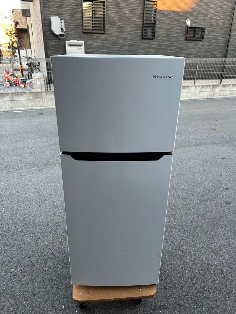 引取歓迎愛知　ハイセンス 2ドア　120L冷蔵庫　HR-B1201 2018年製 Amazon.co.jp: ハイセンス 【右開き】120L 2ドアノンフロン冷蔵庫