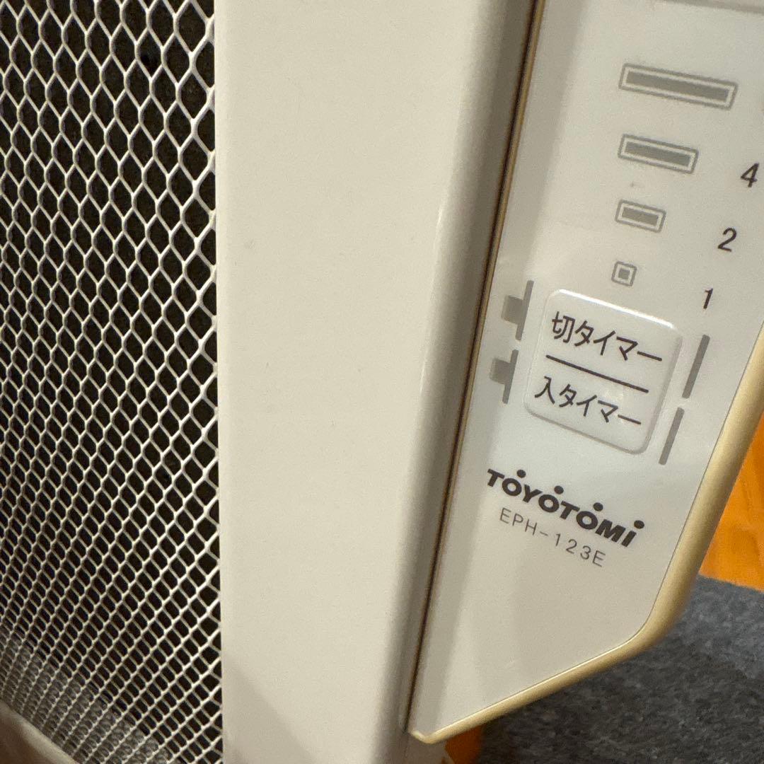 TOYOTOMI 遠赤外線パネルヒーターDeuxR EPH-123E - メルカリ