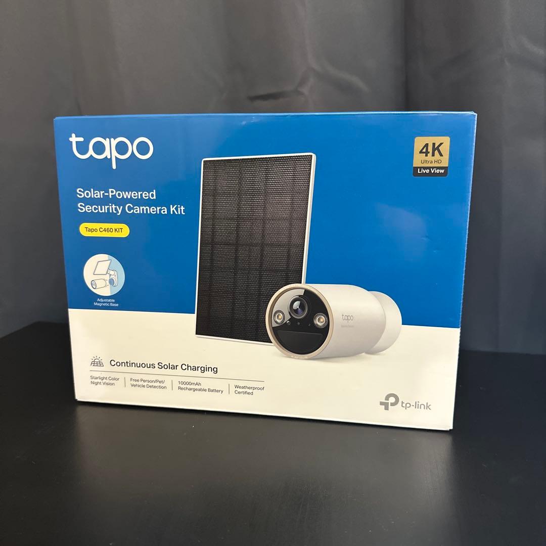 ティーピーリング　ソーラー　防犯・みまもりカメラ　tapo C460 KIT Tapo C460 KIT | 4Kソーラー給電セキュリティカメラキット | TP-Link 日本