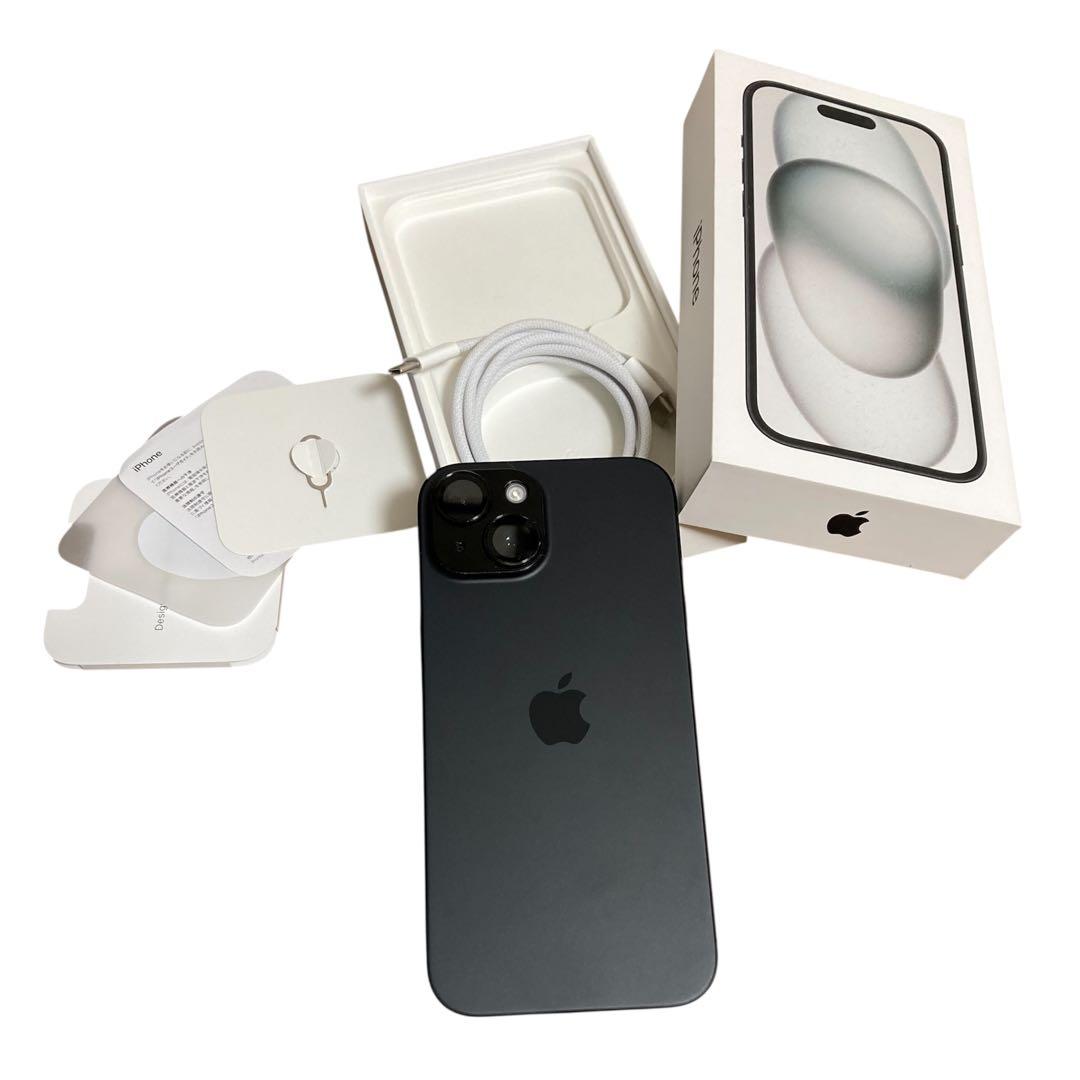 美品】iPhone 15 ブラック 256GB おまけ付き - メルカリ