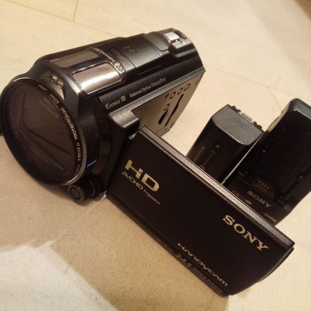【極美品】SONY HDR-CX720 ビデオカメラ 本体&バッテリー！ Amazon.co.jp: SONY HDビデオカメラ Handycam CX720V ブラック HDR