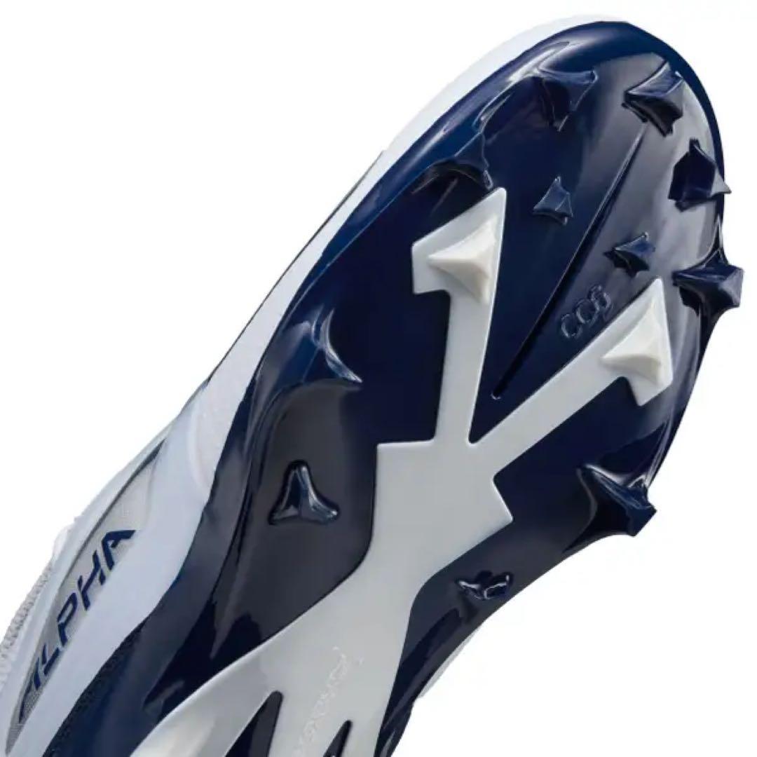 ナイキ 27.5 アルファメナス プロ アメフト スパイク シューズ 靴 白