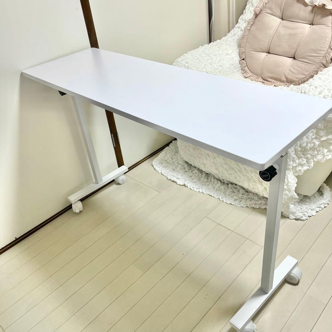 組み立て済み)ソファ用ネイルテーブルワイドタイプ(昇降機能