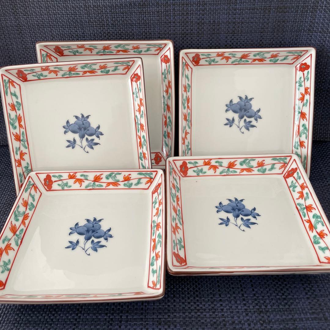 有田焼 醍醐窯 角皿 5枚 - メルカリ