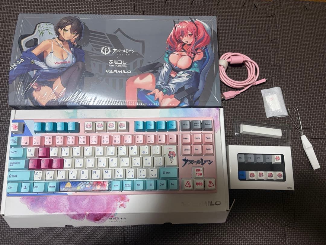アズレン×ふもコレ ブレマートンモデル キーボード 桜軸VARMILO - メルカリ