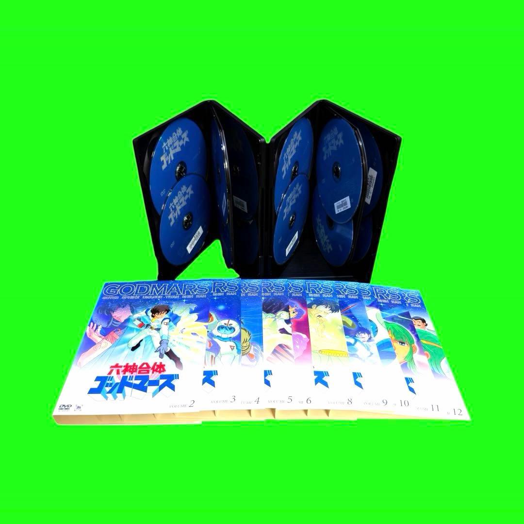 ケース付 六神合体ゴッドマーズ DVD 全12巻+十七歳の伝説 - メルカリ
