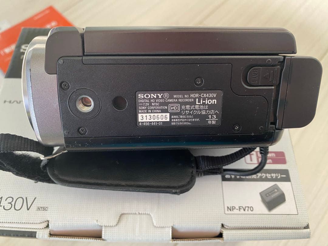 《チョイ》SONY CX430V ビデオカメラ ブラック