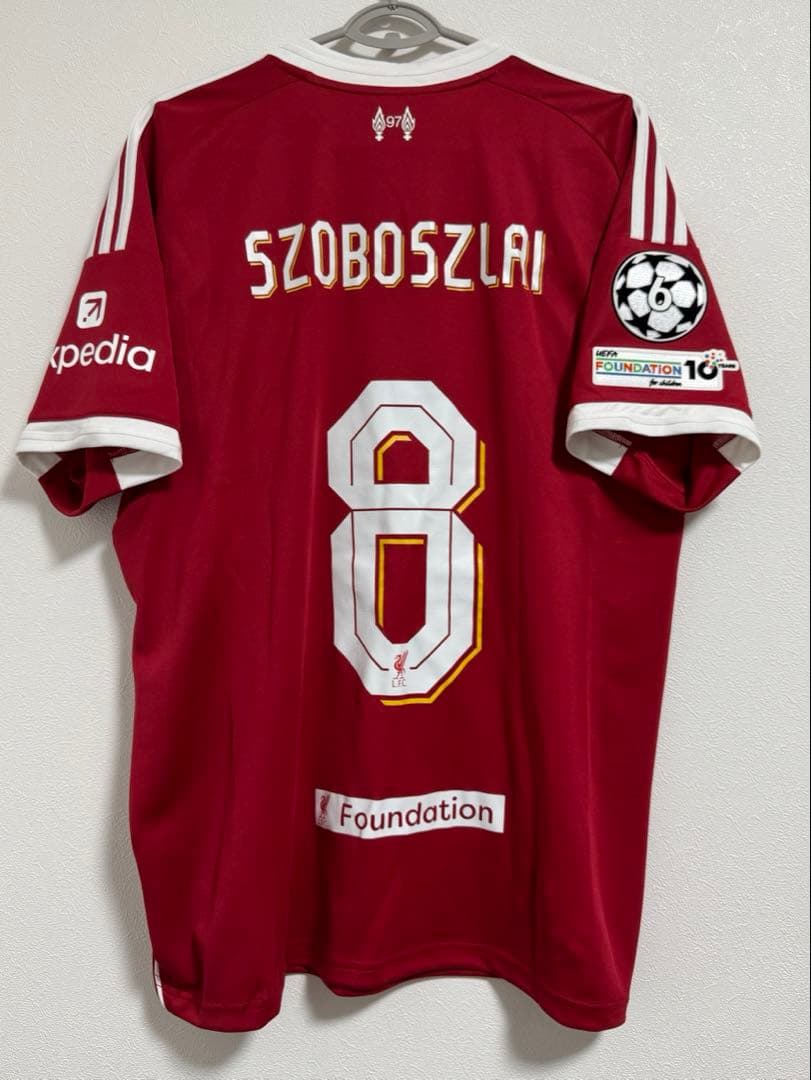 正規品 リバプール SZOBOSZLAI 8番 シャツ L（日本2XL） 8-back-9e411ee1-6da1-49a5-857d