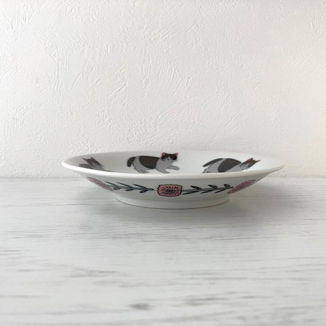 新品　松尾ミユキ　16.5cm プレート　pepper 猫　ねこ　ネコ　キャット