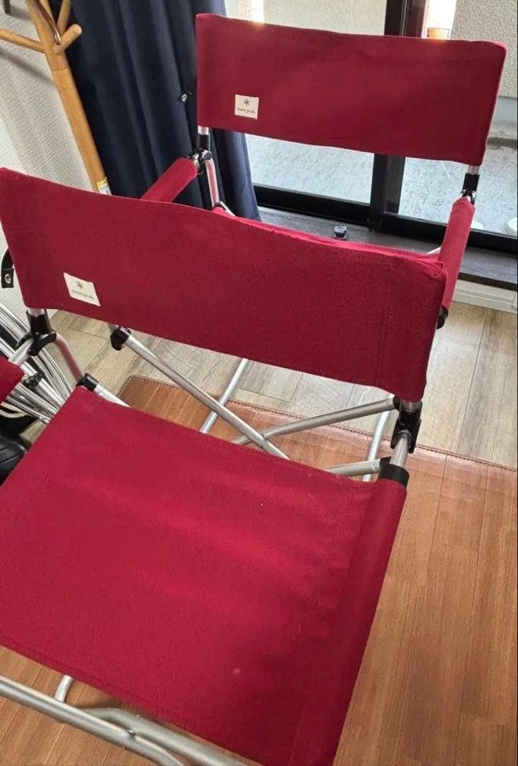 koji様　 peak 　FDフォールディングチェア　2脚セット FDチェアワイド RD| スノーピーク(Snow Peak)