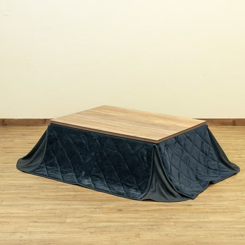 《新品・送料無料》ヴィンテージ柄コタツ　105×75　掛け布団セット