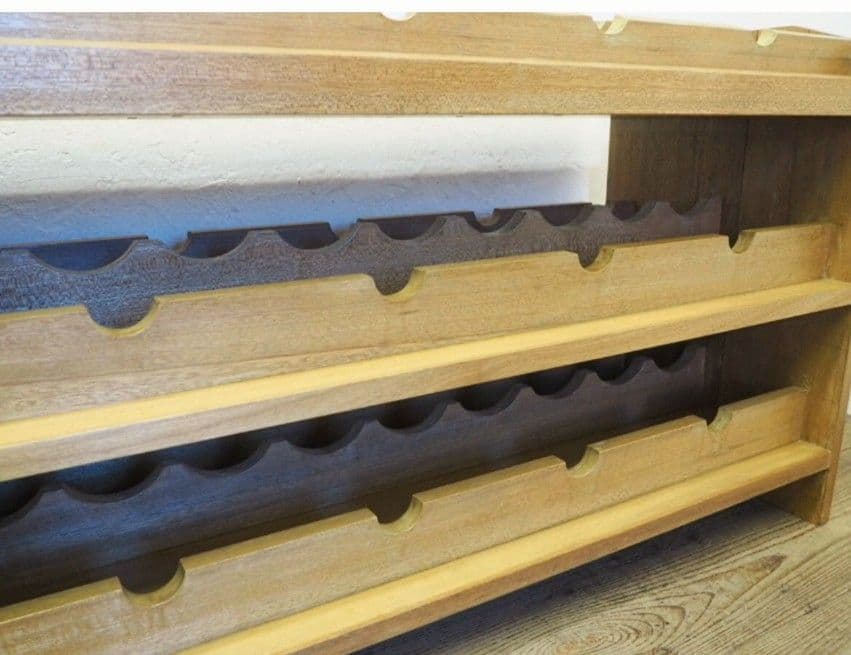 1195 大型 ワインラック ボトルラック 収納棚 店舗什器 レトロ ビンテージ