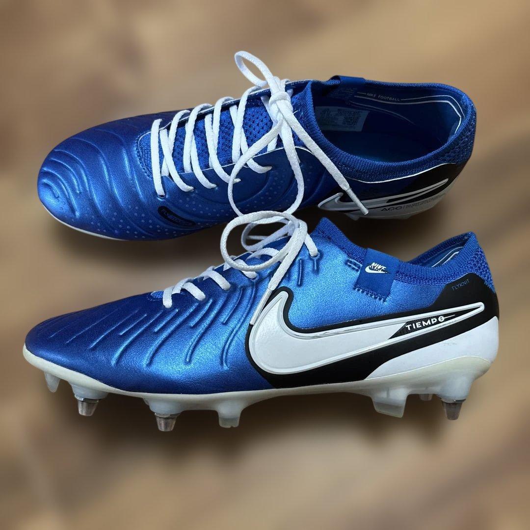 Nike Tiempo サッカーシューズ ブルー - メルカリ