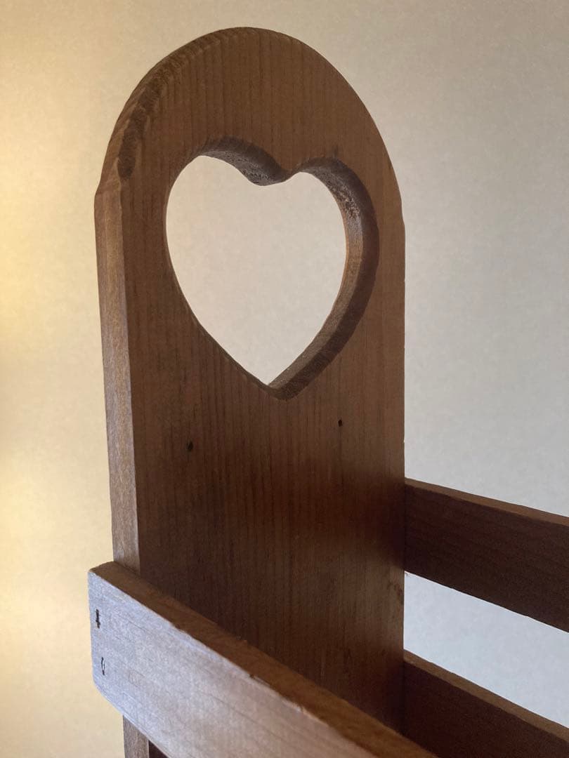 カントリー マガジンラック アンファン コーハウス 木製 ハート - メルカリ