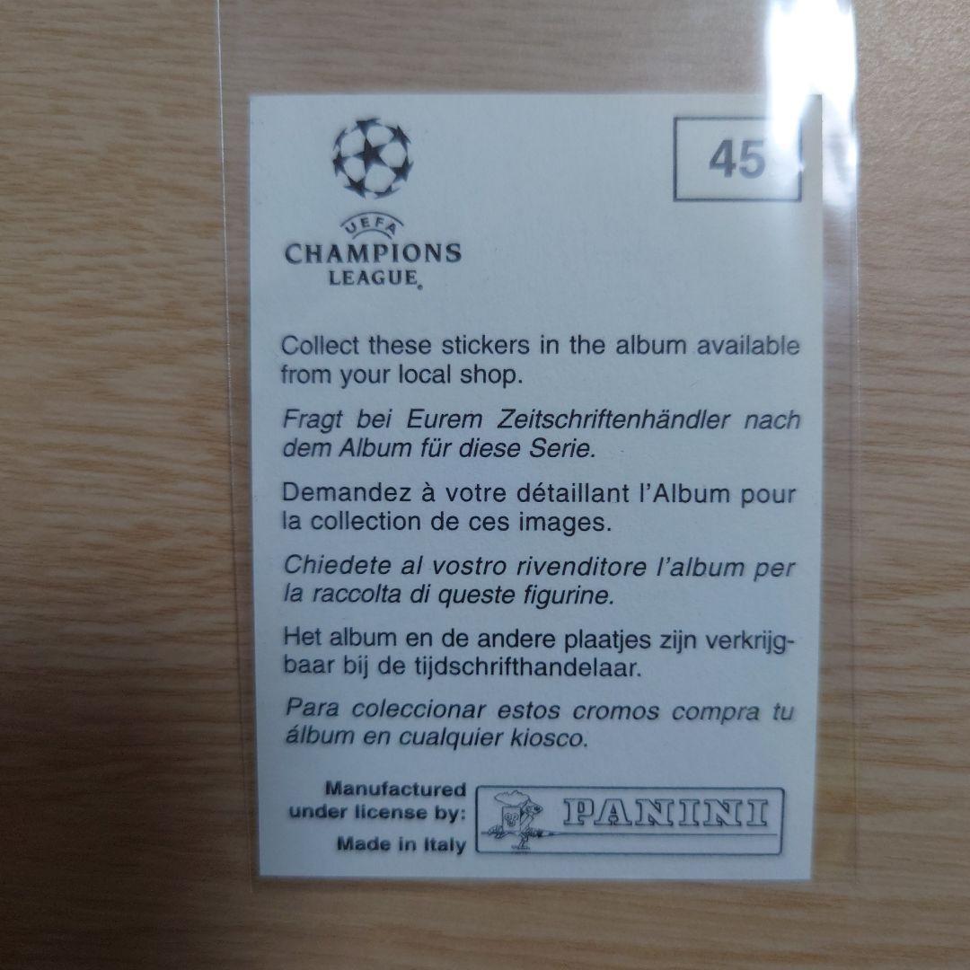 レア】シャビ 99/00 CL ルーキー ステッカー バルセロナ スペイン代表