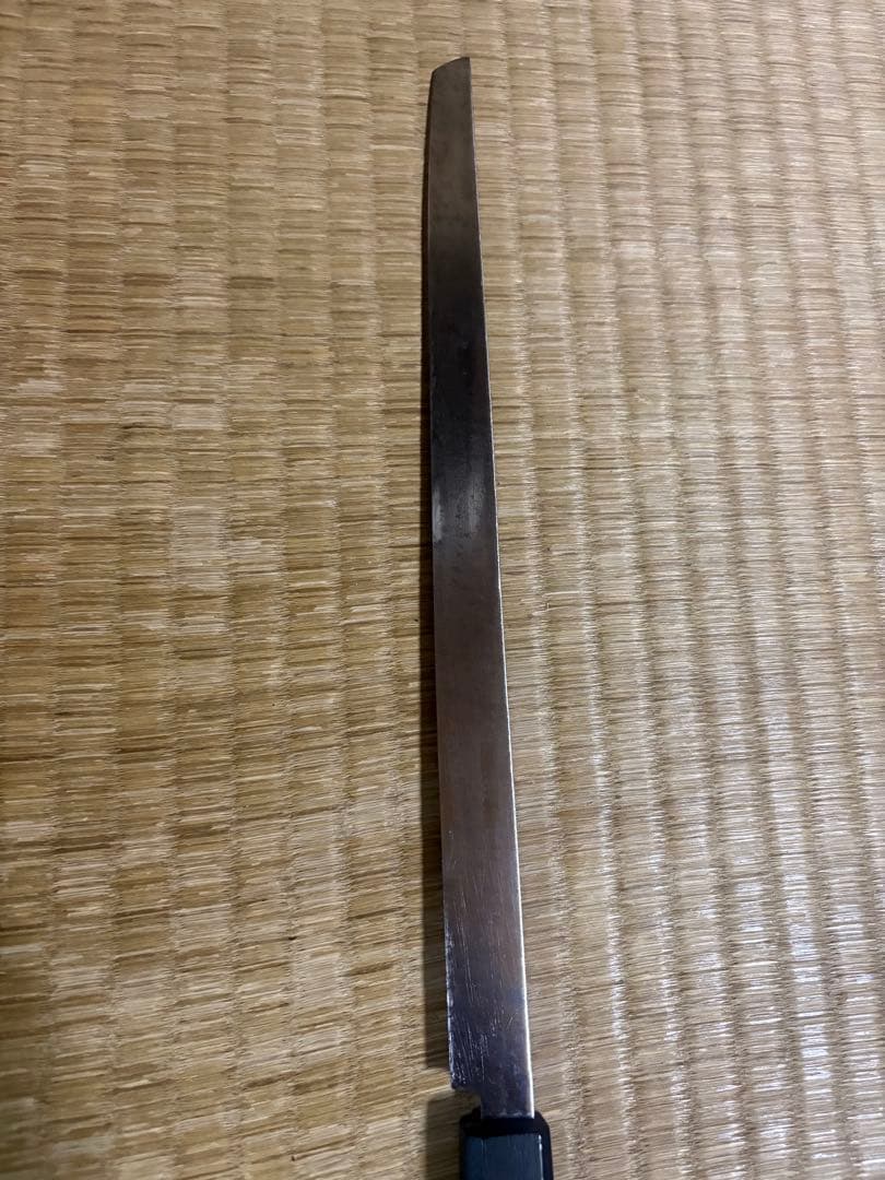 源 正隆 別作 てっさ包丁 半鏡面仕立 刃渡り約29㎝ 高級金蘭包丁袋付