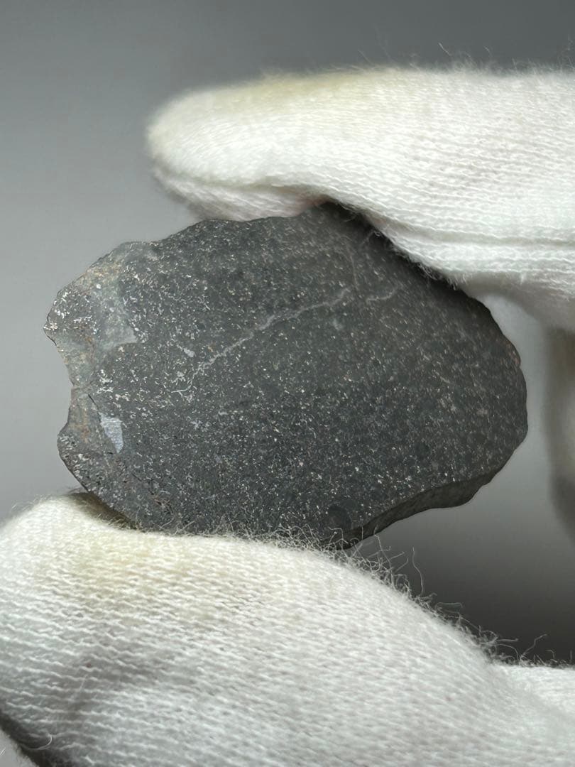 石質　隕石　タセデ　004　スライス　6.4g　コンドライト　メルトブレシア