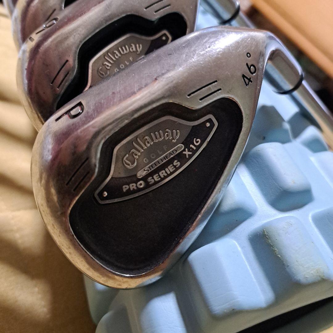 キャロウェイX16PRO アイアンセット5～PW、クラブケース、ボール各新品