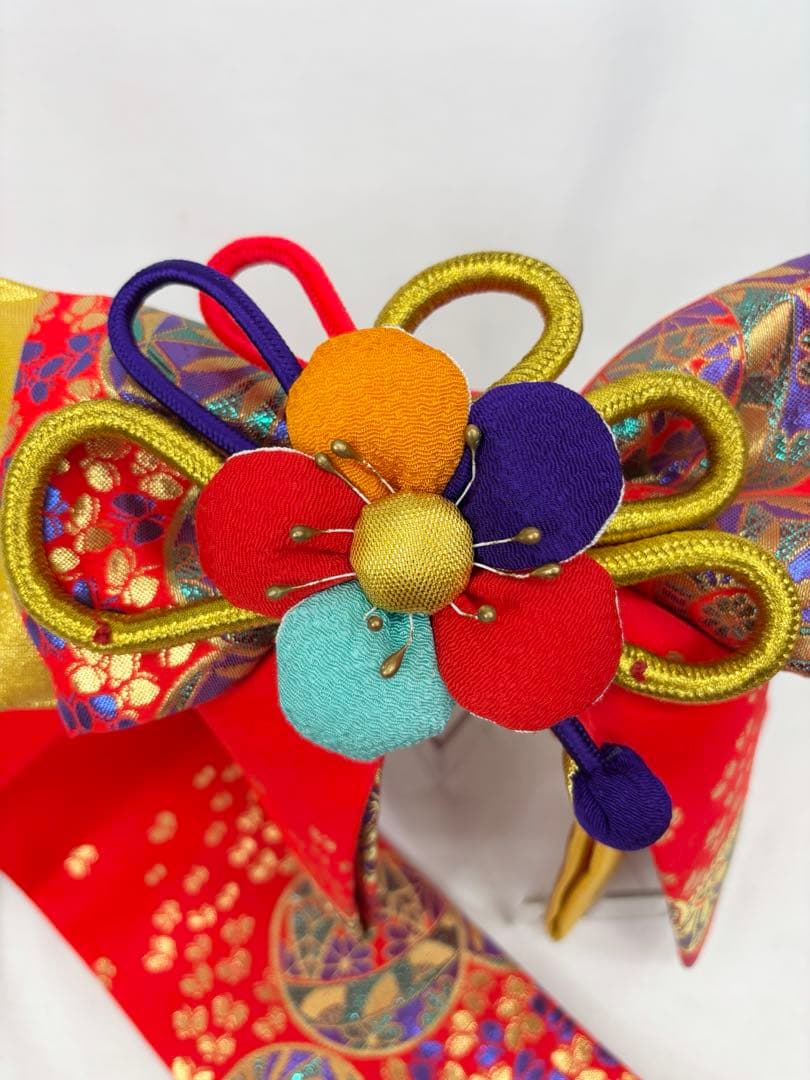 七五三　女の子　はこせこセットS　帯揚げ*しごき付き《子供507》#江戸小もーん