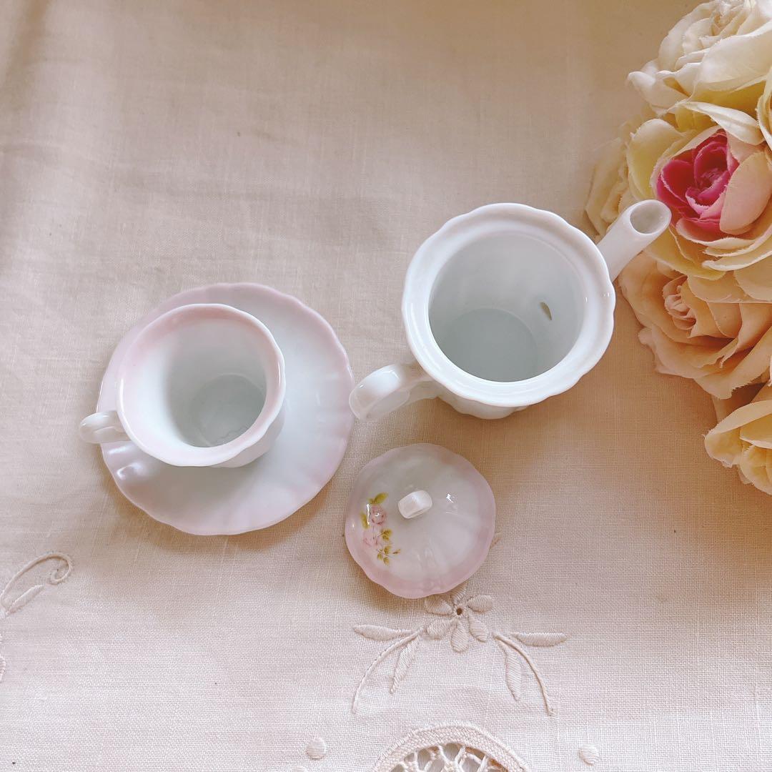 お値下げ♡イマンダイアナローズミニチュアセットティーポット薔薇