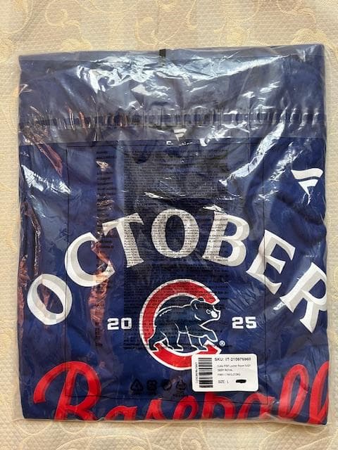 今永選手CUBポストシーズンWC進出ロッカーROOM選手使用フーディLの通販