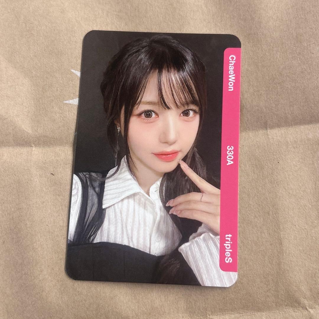 QR未使用】tripleS チェウォン object VIP 330A ① - メルカリ