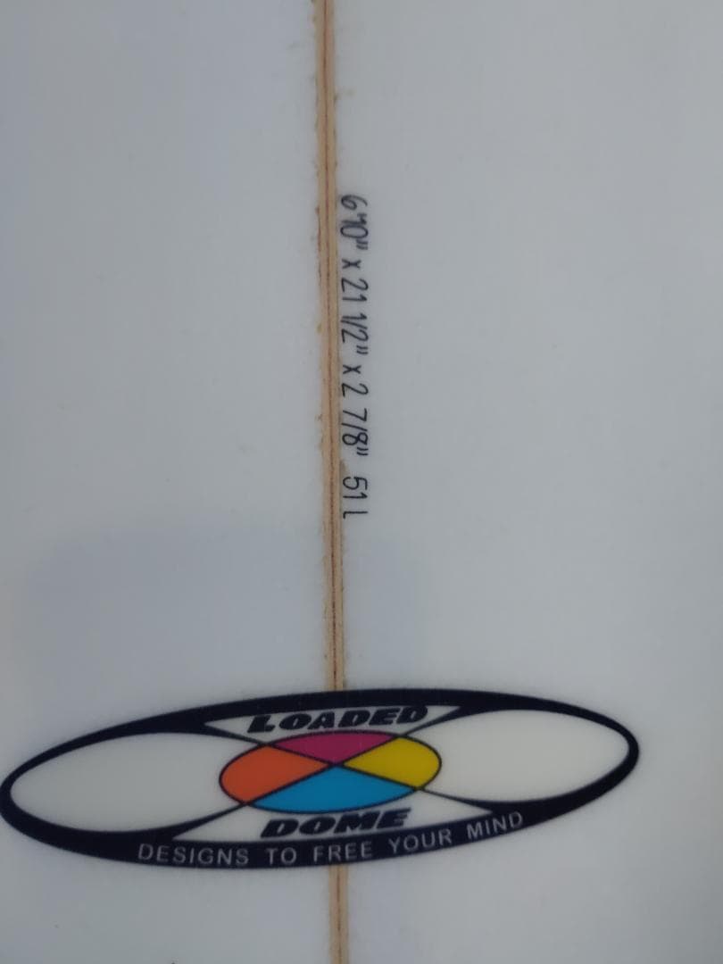 McCoyサーフボード 6'10\"x21 1/2\"x2 7/8\" 51L