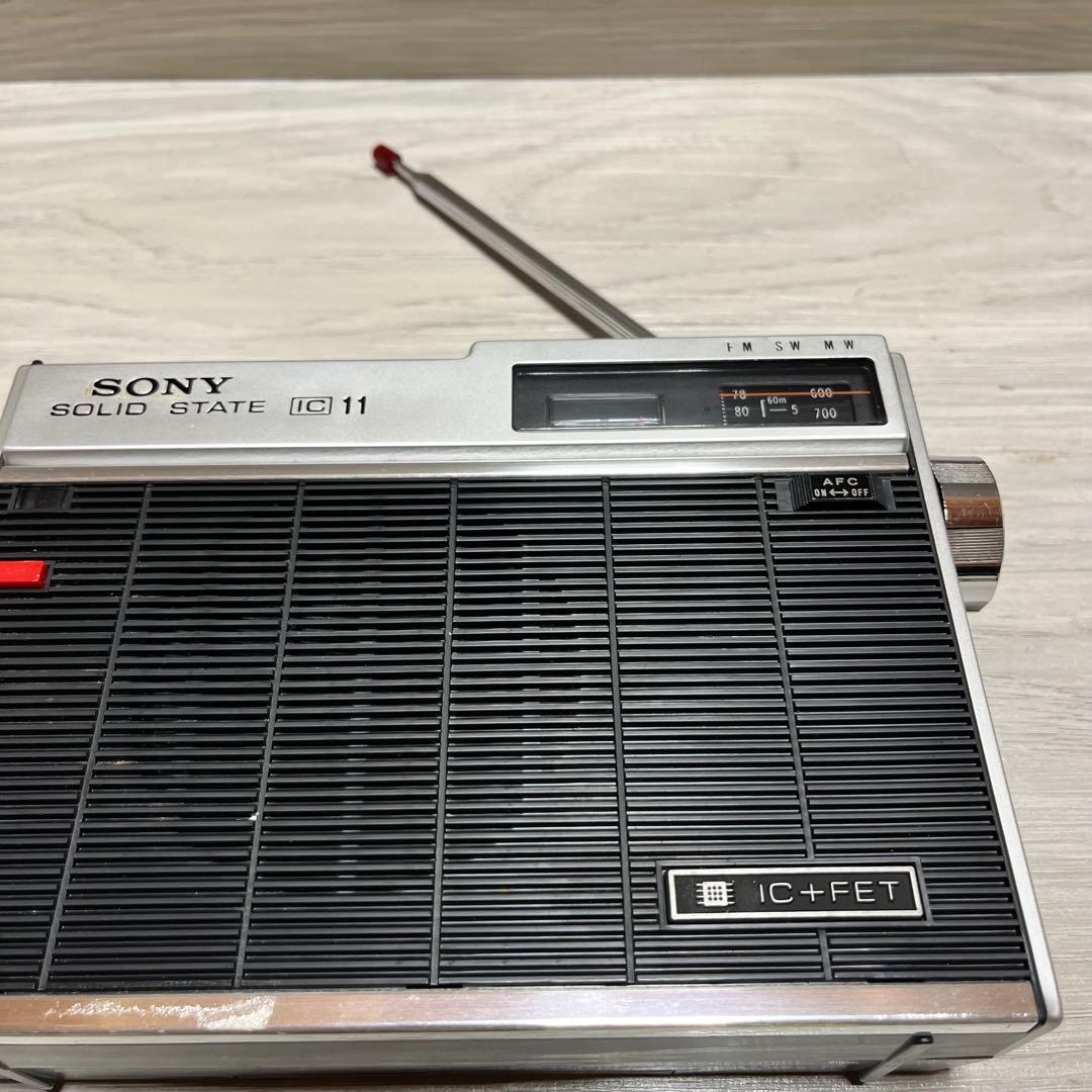 SONY IC 11 ICF-110 動作品 レア 希少 ソニー レトロ 昭和 - メルカリ