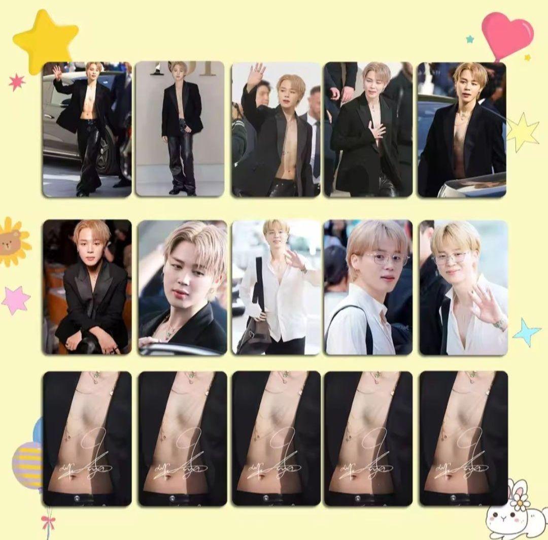 BTS ジミン JIMIN ホログラフィック フォトカード 10枚セット - メルカリ