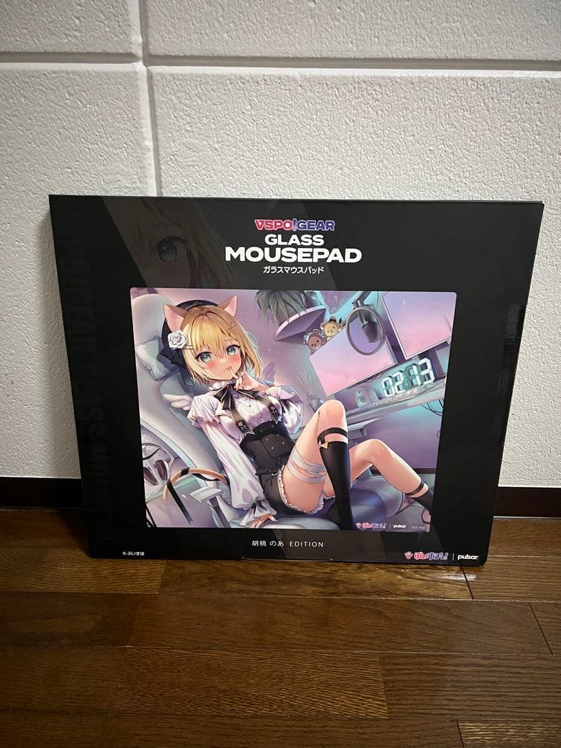 未使用　ぷいすぽっ！　VSPO! GEAR ガラスマウスパッド胡桃のあ VSPO! GEAR マウスパッド