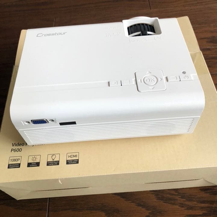 crosstour ビデオプロジェクター P600 1080P - メルカリ