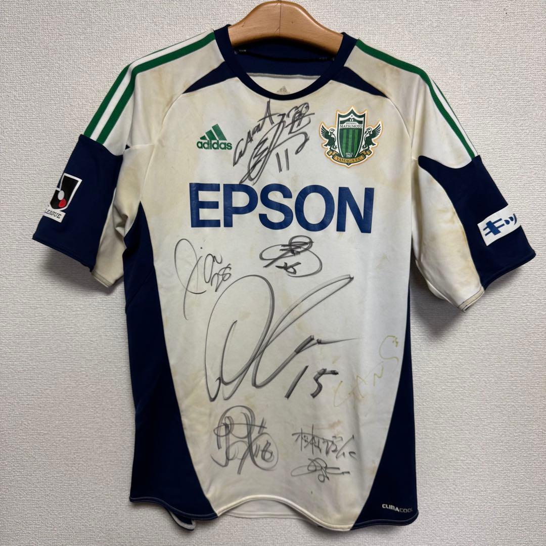 松本山雅☆サイン入りユニフォーム L adidas - メルカリ