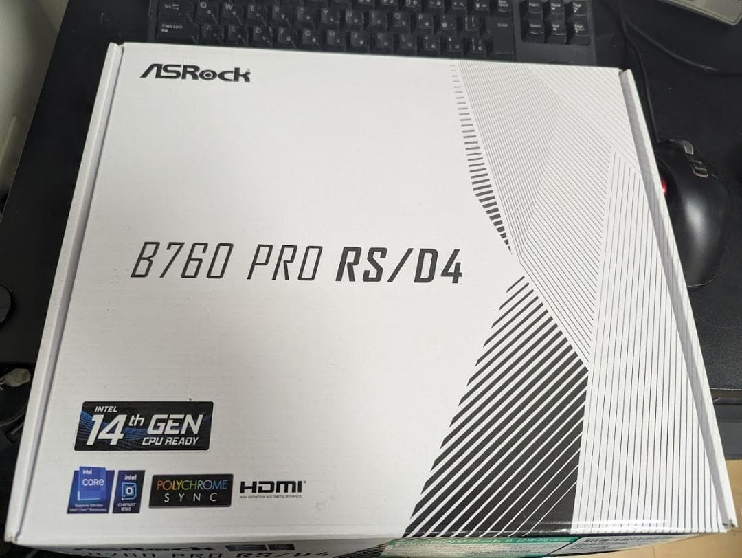 ASRock B760 PRO RS/D4 メーカー整備品 ASRock > B760 Pro RS/D4