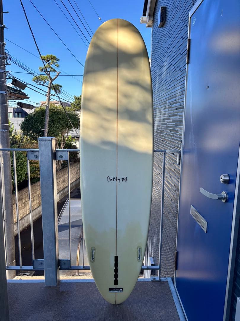 スリーウェザー ファンボード 7`2フィート リーシュ、フィン、ハード