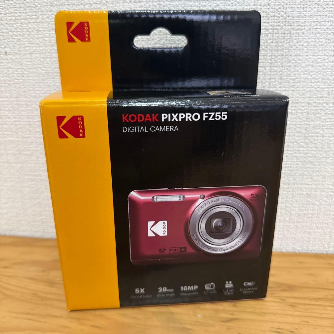 KODAK PIXPRO FZ55 デジタルカメラ Amazon.com : Kodak PIXPRO Friendly Zoom FZ55 Digital Camera (Red