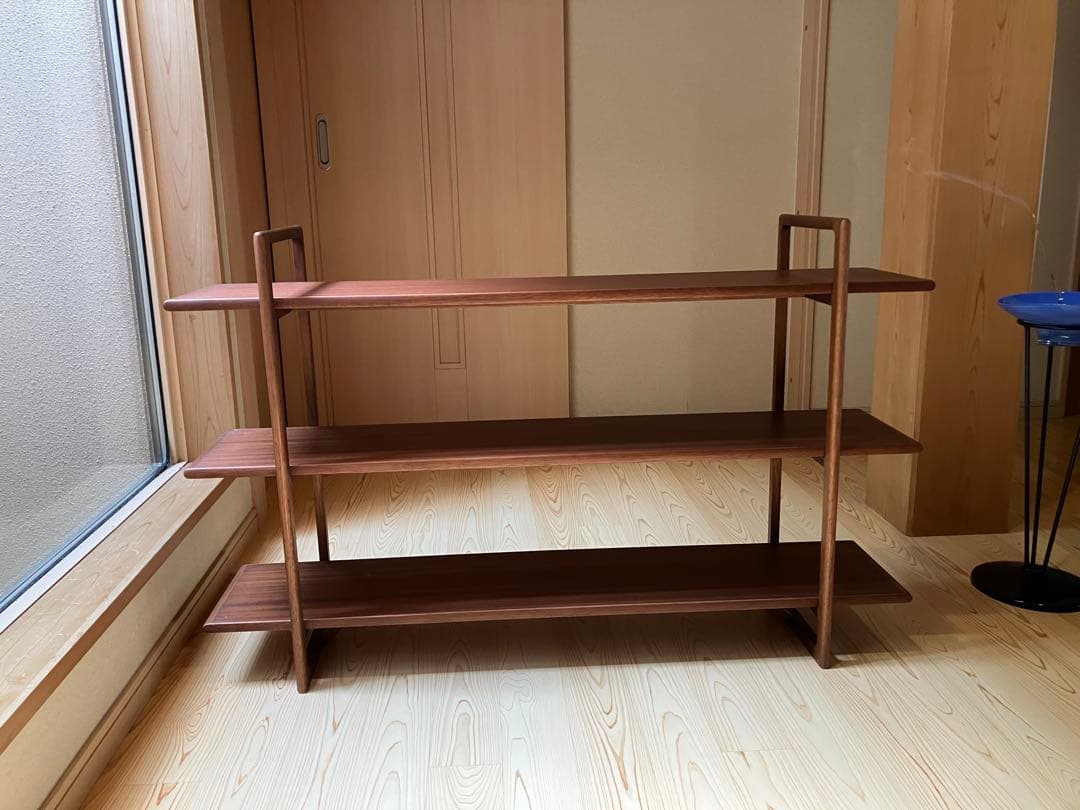 キャビネット　シェルフ　朝日木材加工　日本製　　　チーク　北欧ビンテージ　飾り棚 楽天市場】オールドチーク無垢材 ガラスキャビネット2D3R NA