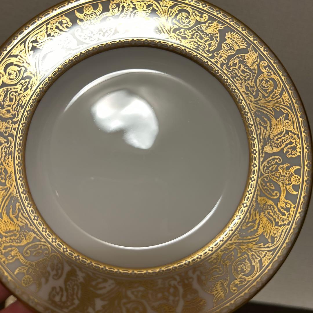 ウェッジウッド　フロレンティーン　ゴールド　デザートプレート　15.5cm