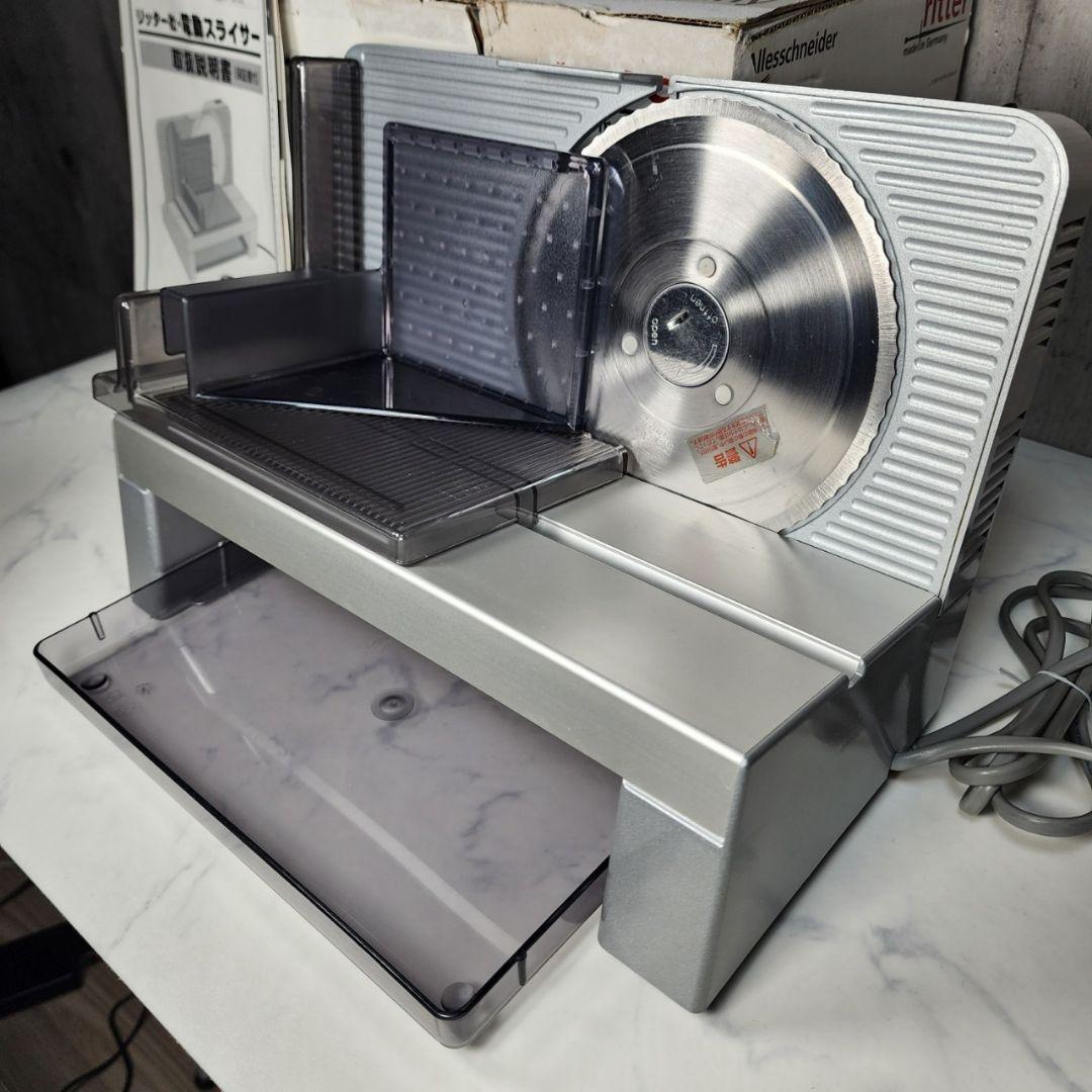 美品【Ritter/リッター社】パン ミート 電動スライサーE16☆取説あり